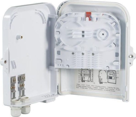 Efb Efb Ftth Outdoor Wall Mast Switch Box 8xsc Simplex Lc Duplex Ip65