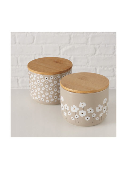 Boltze Vase General Use with Lid Ceramic 450ml