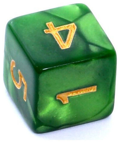 Rebel RPG Dice Set Pearl Green