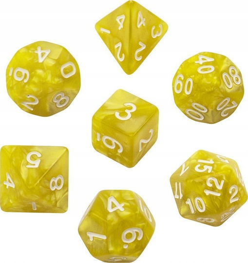 Rebel Dice Set Rebel RPG Pearl Light Yellow