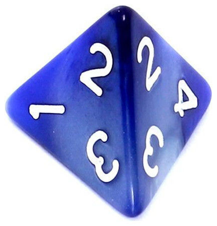 Rebel Σετ Ζαριών Rpg Δίχρωμα Μωβ-ασημί