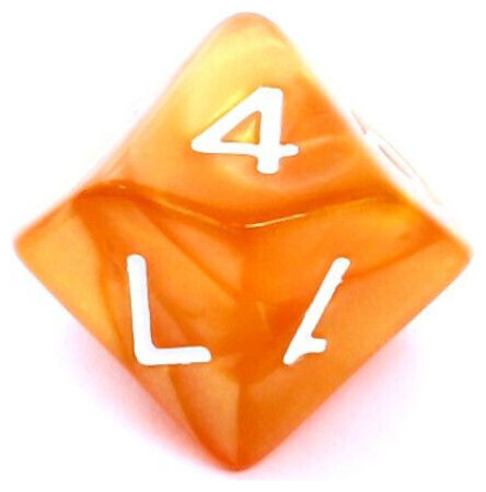 Rpg Rebel Dice Set Pearl Dark Yellow White Numbers