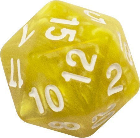 Rebel Dice Set Rebel RPG Pearl Light Yellow