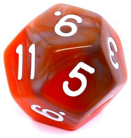 Σετ Ζαριών Rebel Rpg Δίχρωμα Πορτοκαλί-γκρι 106472