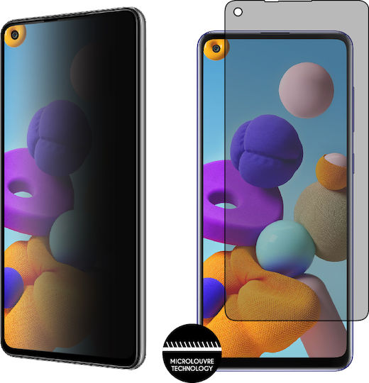 Privacy Full Face Tempered Glass Μαύρο (Redmi Note 14 4G / Redmi Note 14 5G / Poco M7 ProHonor X7Realme 14 Pro)