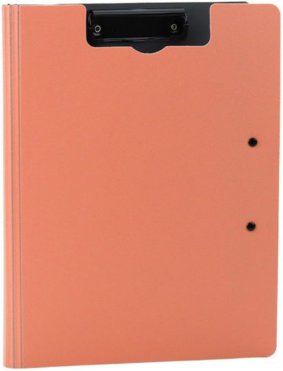 Pink Plastic A4 Clipboard Two Clips