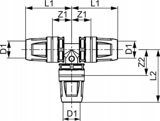 Tece Mufă Reductoare Ppsu 20 X 16 X 20mm 8711005