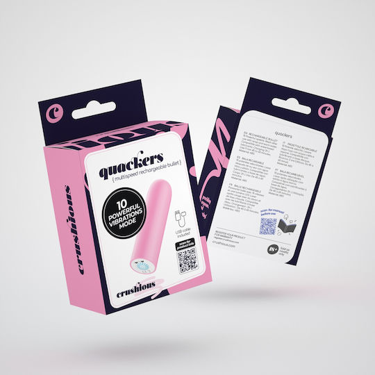Crushious Mini Vibrator Bullet 8,6cm Rosa
