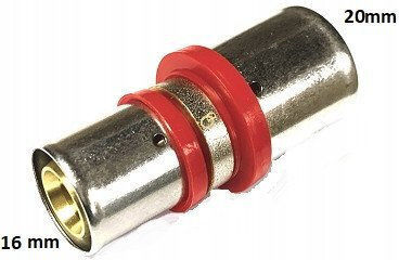 Diamond Doppelverbindung Fitting Zł-Doppel Pex-al-Pex Messing 16x20 Fzz-003.16x20.zł-2