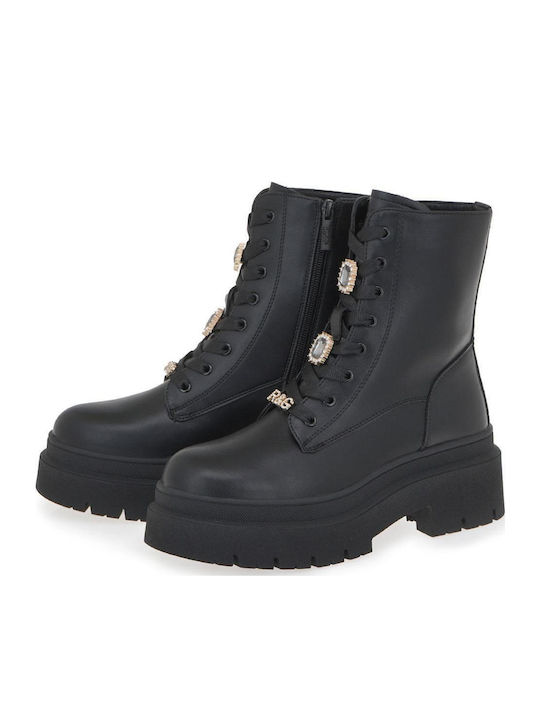 Stiefeletten Damen Schwarz
