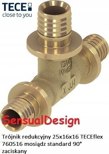Tece Μπρούντζινο Μειωτικό Ταφ 25 X 16 X 16mm 760516