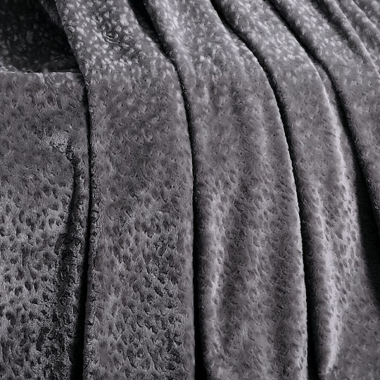 Melinen Πολυθρόνας Π130xΜ170cm Dark Grey