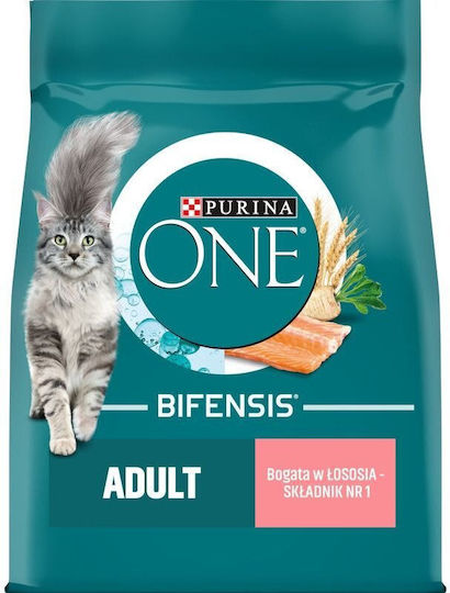 Purina One Ξηρά Τροφή για Ενήλικες Γάτες με Σολομό 9.75kg