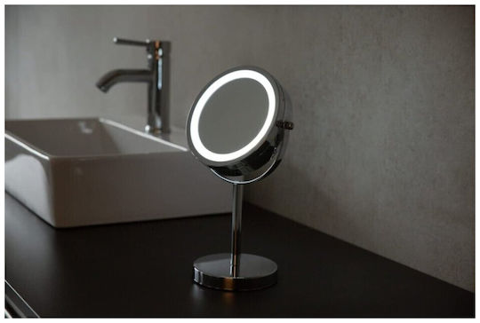 Schminkspiegel Tischgerät Sourcing Make-up Silber
