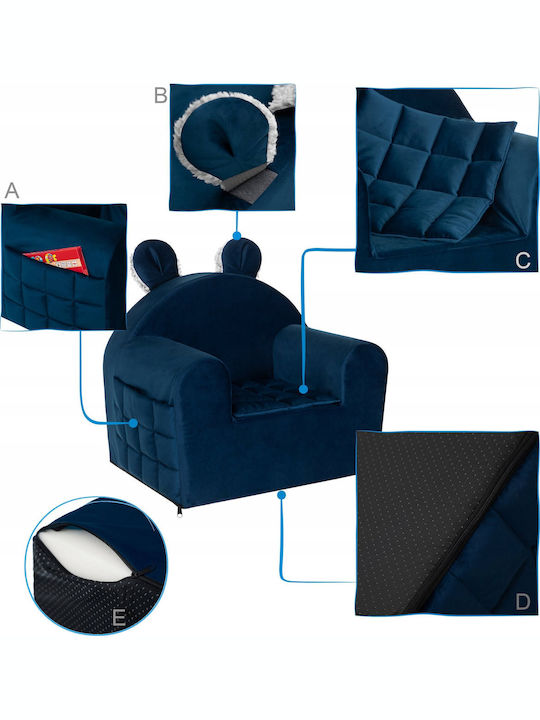 Sofa Dog Bed Blue