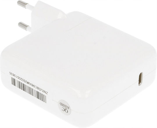 Mitsu 96w Usb-c Power Adapter Usbc 5-10v 3-4.8a White Notebook