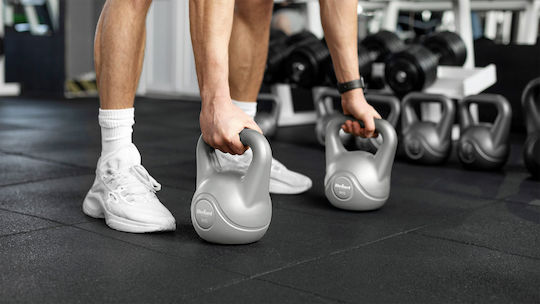 Rebel Active 2 Kg Gray Bituminous Kettlebell