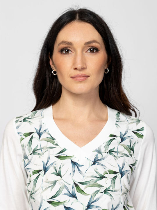 Women's Blouse Leaf