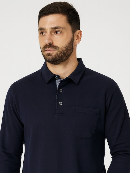 Polo Μπλούζα Μακρυμάνικη Μπλε