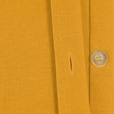 Atmosphera Cotton Duvet Cover Super King 240x220 Nordic Mustard