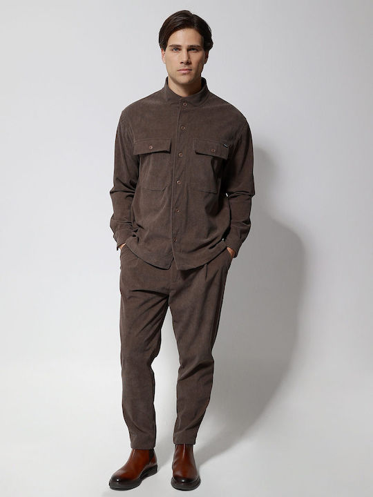 Μακρυμάνικo Overshirt Stone