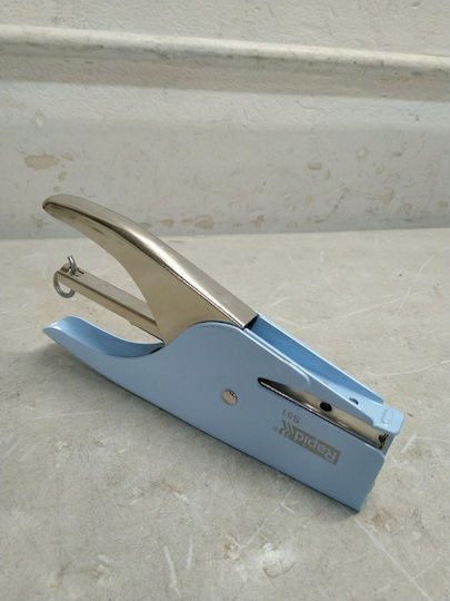 Rapid Retro Classic S51 Stapler 15 Sheets Blue Stainless Steel Normal Compression 21/4 Metal 80 G/m²