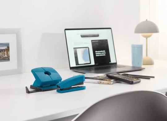 Novus B2 Colorid Stapler + Staples Blue
