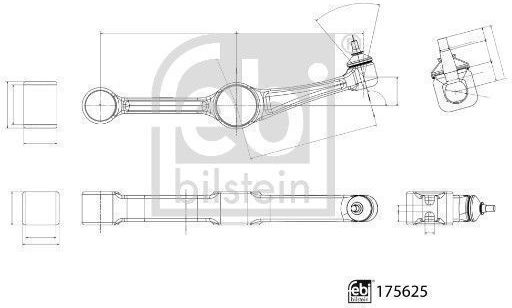 Arm Wheel Suspension Febi Bilstein 175625