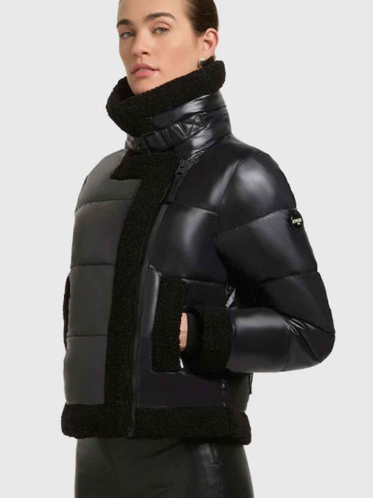 Women's Puffer Jacket for Winter Black