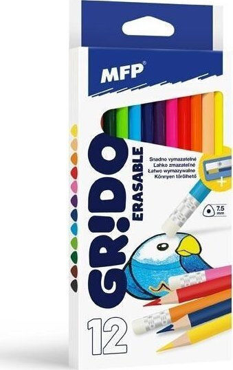 Triangle Pencils Eraser Pencil Sharpener 12pcs