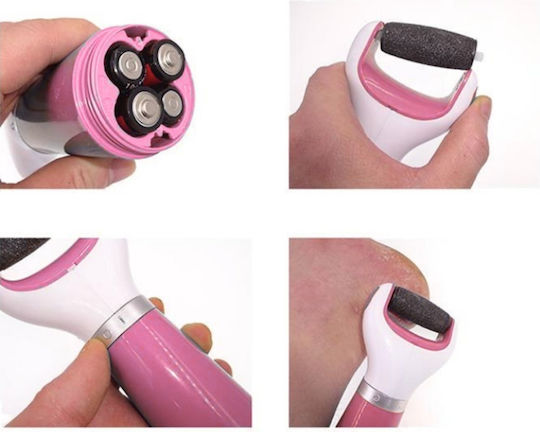 Electric Battery Foot File Heels Callus Pink