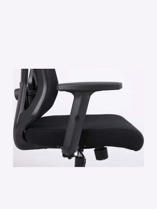 Office Chair with Fixed Arms Black Active Jet