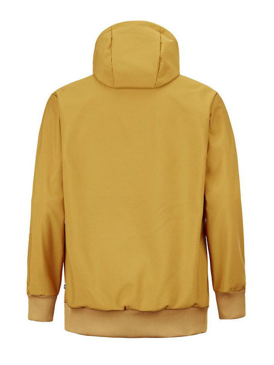 3 in 1 Winter Jacke Softshell Wasserdicht und Winddicht Camel