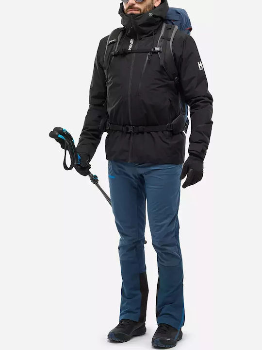 Winter Jacke Hardshell Wasserdicht und Winddicht Black