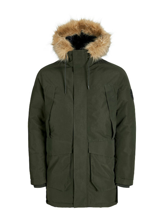 Winter Jacket Parka Khaki