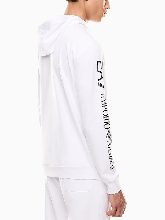 Emporio Armani White/black mit Kapuze