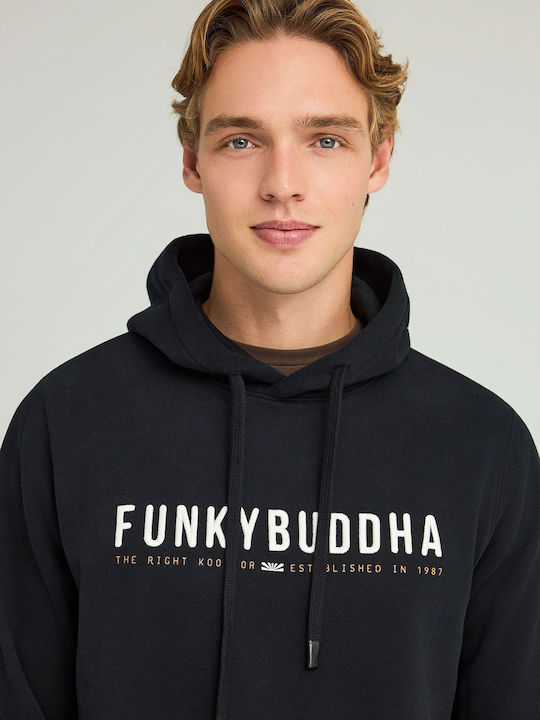 Sweatshirt with Hood Black
