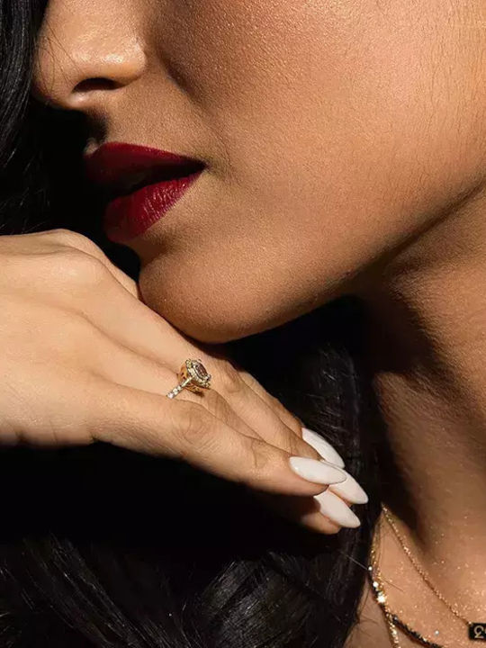 Single Stone from Gold 9K