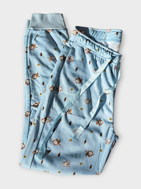 Little Unicorn Winter Women's Pyjama Set Bay Leaf Mint