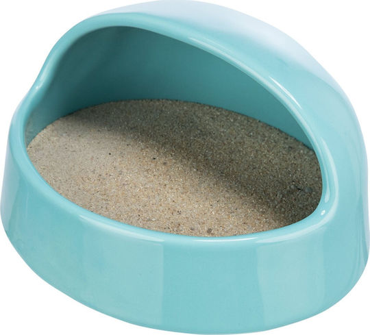 Trixie Badeschale Sandbad Für Mäuse Türkises Keramik 16 X 8 X 14 Cm