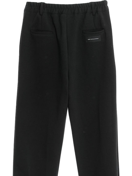 Dama Tesatura Pantaloni Black