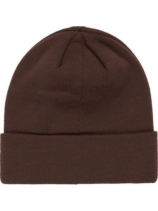 Beanie Ανδρικός Σκούφος Πλεκτός σε Καφέ χρώμα