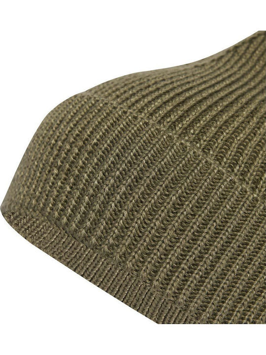 Beanie Ανδρικός Σκούφος Πλεκτός σε Χακί χρώμα
