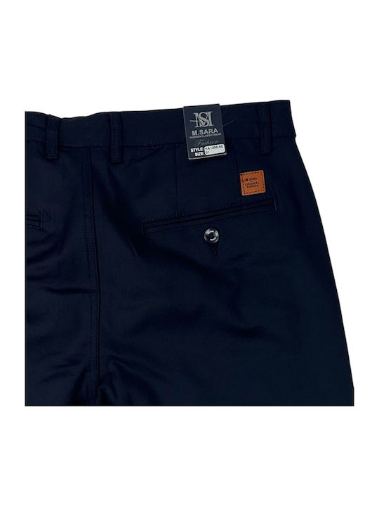 Herrenhose Chinos Entspannt Passform Blau