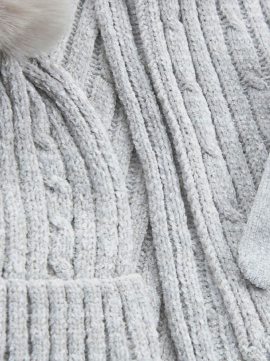 Women's Wool Scarf Gray