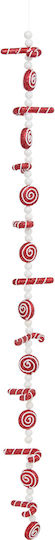 Christmas Garland White 180x5cm 1pc