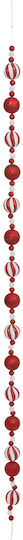Weihnachtliche Girlande Weiß 185x6cm 1Stück