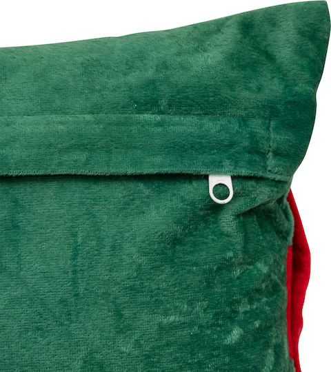 Christmas Velveteen Pillow 30x50 A-s Green Velvet Bow 208636b 30x50