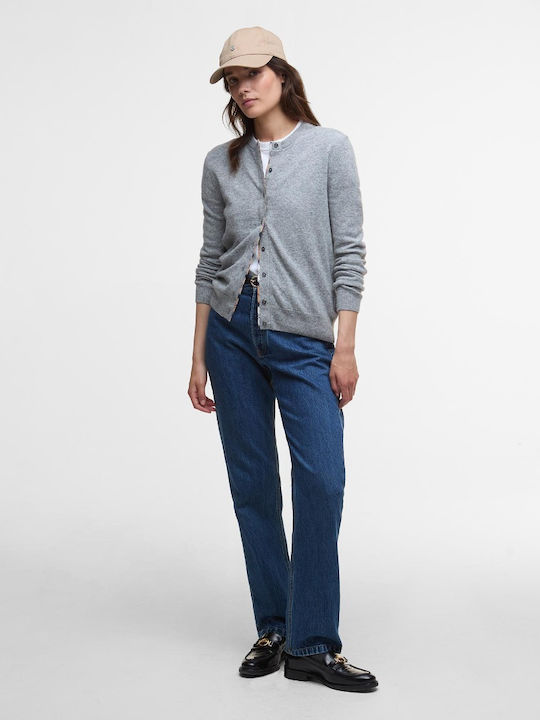 Women's Knitted Cardigan with Buttons Grey