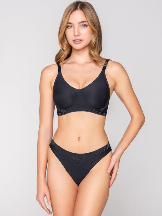 Luna Women's Bralette Bra Black